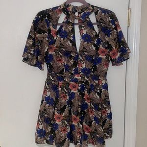 Small Lost + Wander Floral Romper
